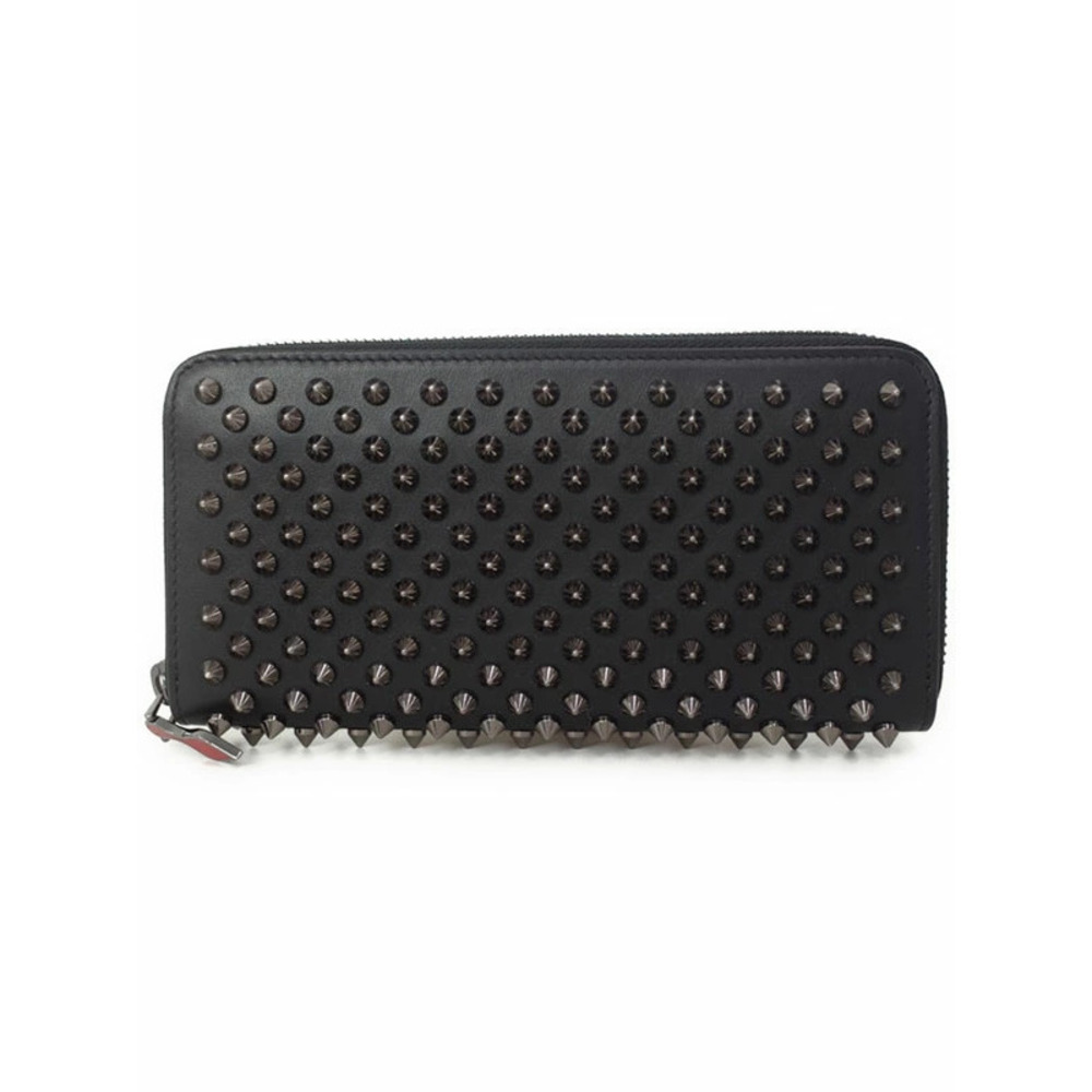 Christian Louboutin Panettone Studded Round Zipper Long Wallet